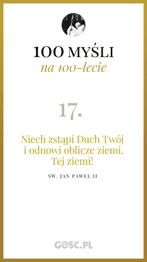 100 myśli na 100-lecie urodzin Jana Pawła II