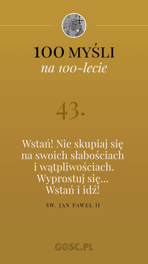 100 myśli na 100-lecie urodzin Jana Pawła II