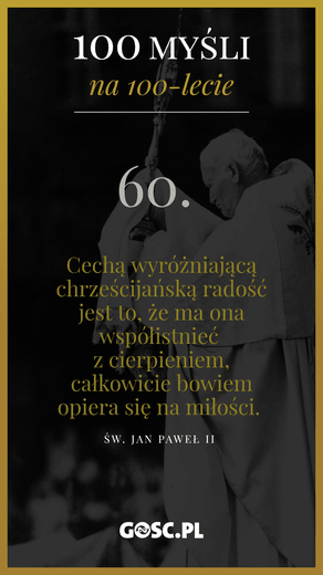 100 myśli na 100-lecie urodzin Jana Pawła II