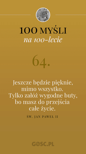 100 myśli na 100-lecie urodzin Jana Pawła II
