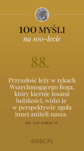 100 myśli na 100-lecie urodzin Jana Pawła II