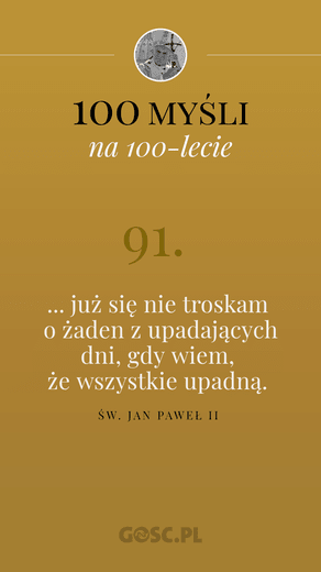 100 myśli na 100-lecie urodzin Jana Pawła II