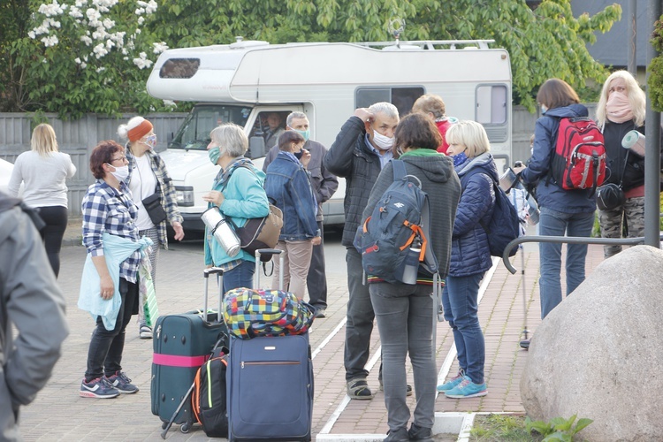 365. Łowicka Piesza Pielgrzymka na Jasną Górę - zatrzymanie przez policję