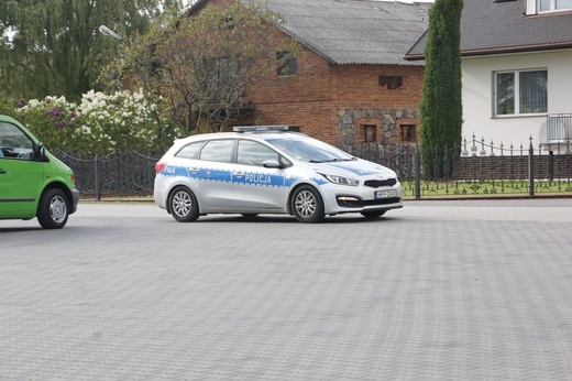 365. Łowicka Piesza Pielgrzymka na Jasną Górę - zatrzymanie przez policję