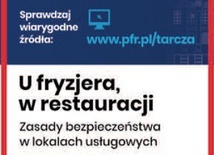 U fryzjera, w restauracji - zasady bezpieczeństwa