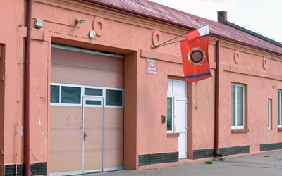 Siedziba jednostki Ochotniczej Straży Pożarnej w Odrzywole, powiat przysuski.