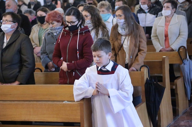 Błogosławieństwo ministrantów w Dobrej