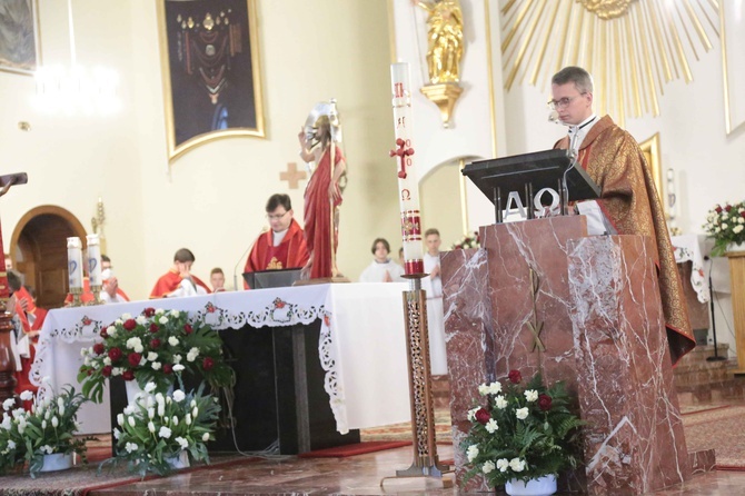 Błogosławieństwo ministrantów w Dobrej