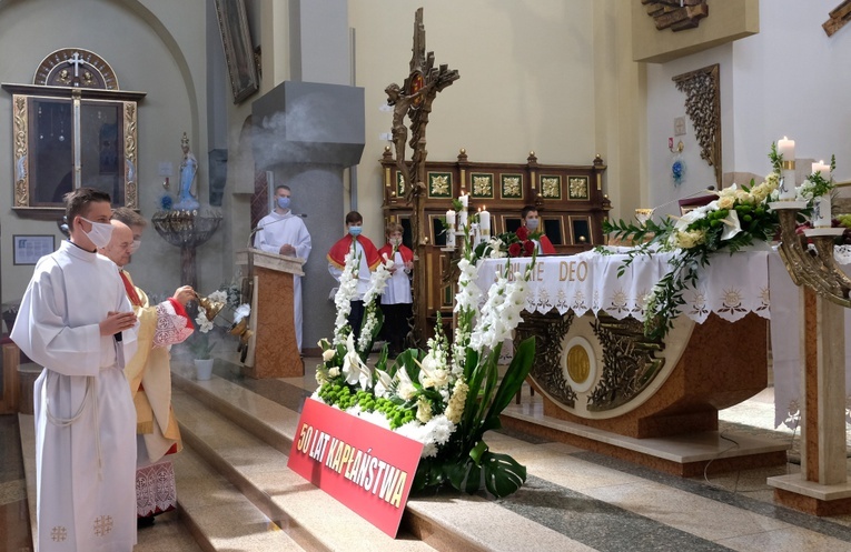 Dziękczynienie za 50 lat kapłaństwa ks. Janusza Idzika