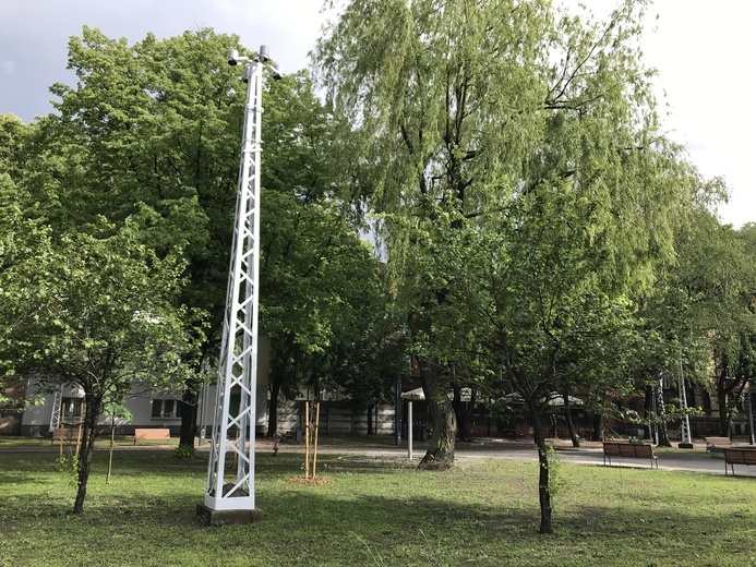 Tężnia solankowa na chorzowskim Placu Hutników już działa