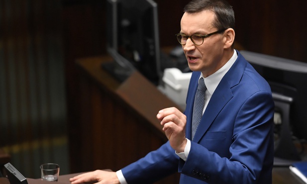 Premier Mateusz Morawiecki poprosił Sejm o wotum zaufania dla rządu