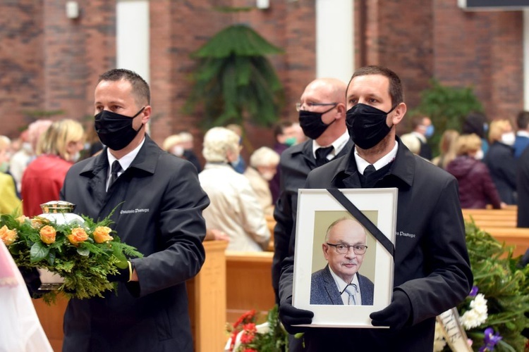 Pogrzeb Kazimierza Stachonia, wieloletniego kościelnego w Świdnicy