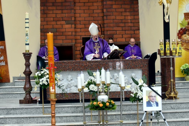 Pogrzeb Kazimierza Stachonia, wieloletniego kościelnego w Świdnicy