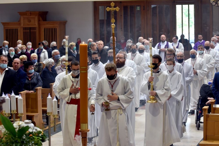 Pogrzeb Kazimierza Stachonia, wieloletniego kościelnego w Świdnicy