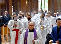 Pogrzeb Kazimierza Stachonia, wieloletniego kościelnego w Świdnicy