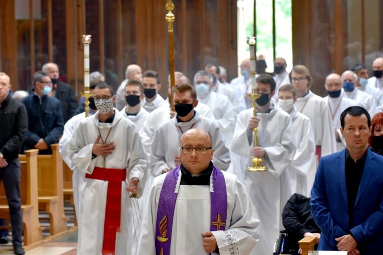 Pogrzeb Kazimierza Stachonia, wieloletniego kościelnego w Świdnicy