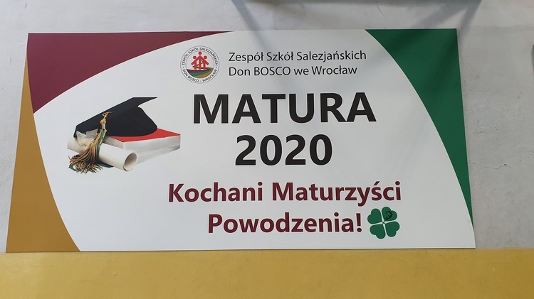 Pierwsze chwile na maturze 2020