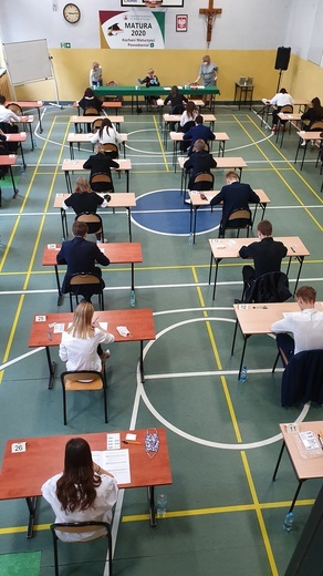 Pierwsze chwile na maturze 2020