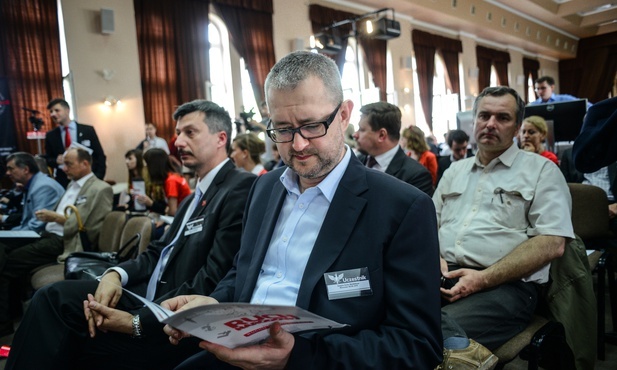Na pierwszym planie Rafał Ziemkiewicz.