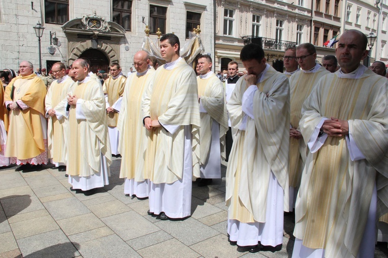 Centralna procesja Bożego Ciała w Krakowie