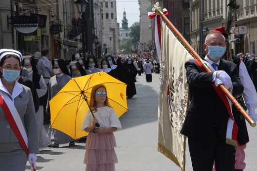 Centralna procesja Bożego Ciała w Krakowie