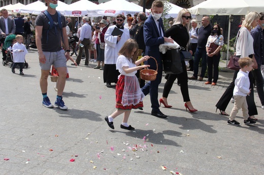 Centralna procesja Bożego Ciała w Krakowie