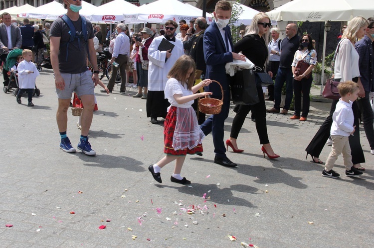 Centralna procesja Bożego Ciała w Krakowie