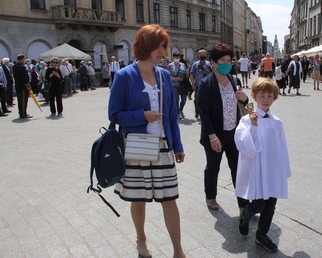 Centralna procesja Bożego Ciała w Krakowie