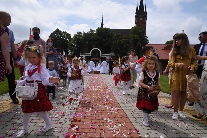 Boże Ciało i I Komunia w Szczepanowie 