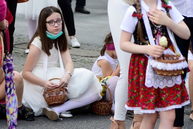 Olsztyn. Centralna procesja Bożego Ciała