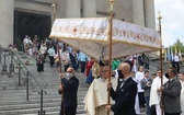 Uroczystości Bożego Ciała w katowickiej katedrze.