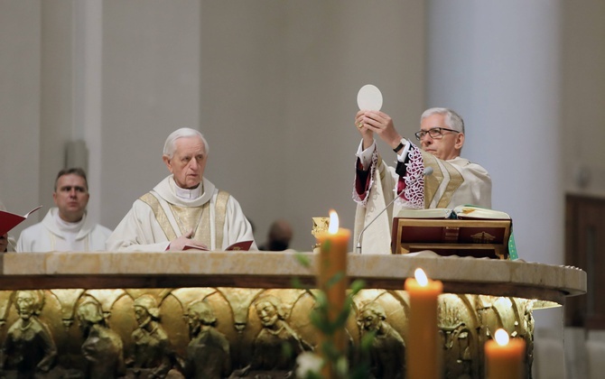 Uroczystości Bożego Ciała w katowickiej katedrze.