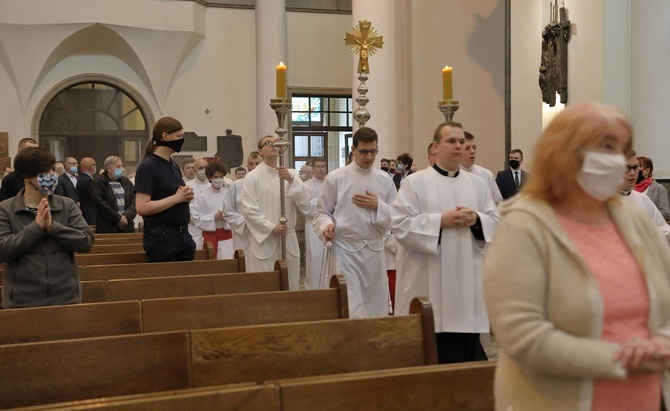 Uroczystości Bożego Ciała w katowickiej katedrze.