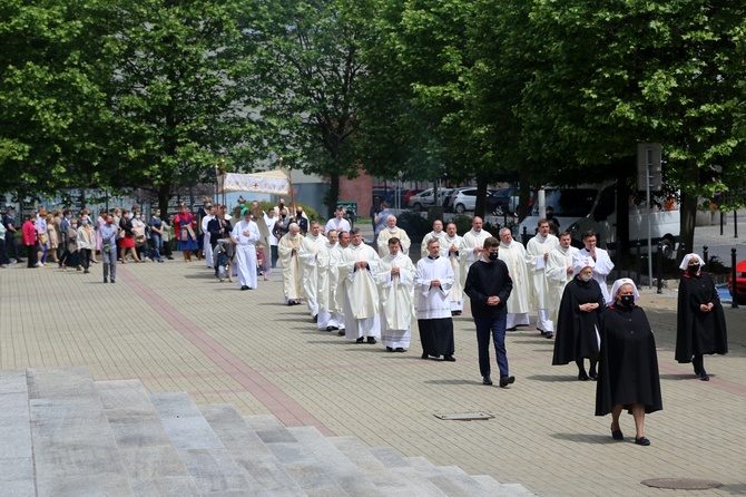 Uroczystości Bożego Ciała w katowickiej katedrze cz. 2