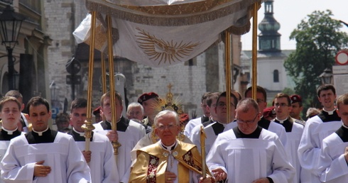 W uroczystość Najświętszego Ciała i Krwi Chrystusa tradycyjna procesja przejdzie z Wawelu na Rynek Główny