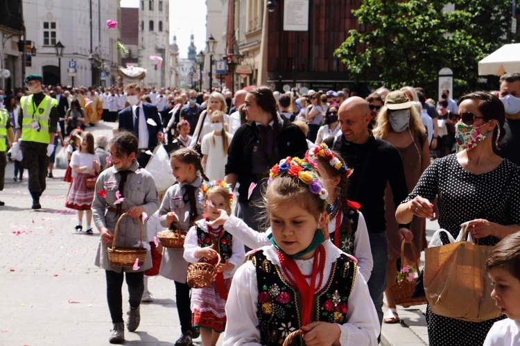 Boże Ciało w Krakowie 2020