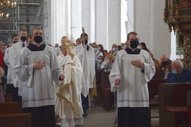 Boże Ciało w gdańskiej bazylice Mariackiej