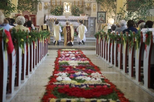 Boże Ciało w parafii pw. św. Mikołaja w Głogowie