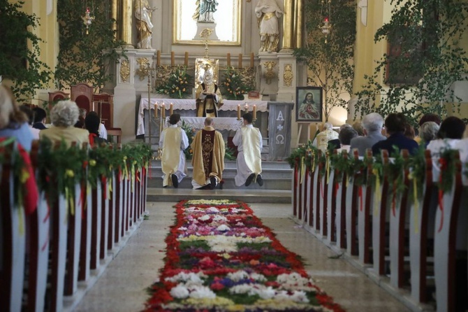 Boże Ciało w parafii pw. św. Mikołaja w Głogowie