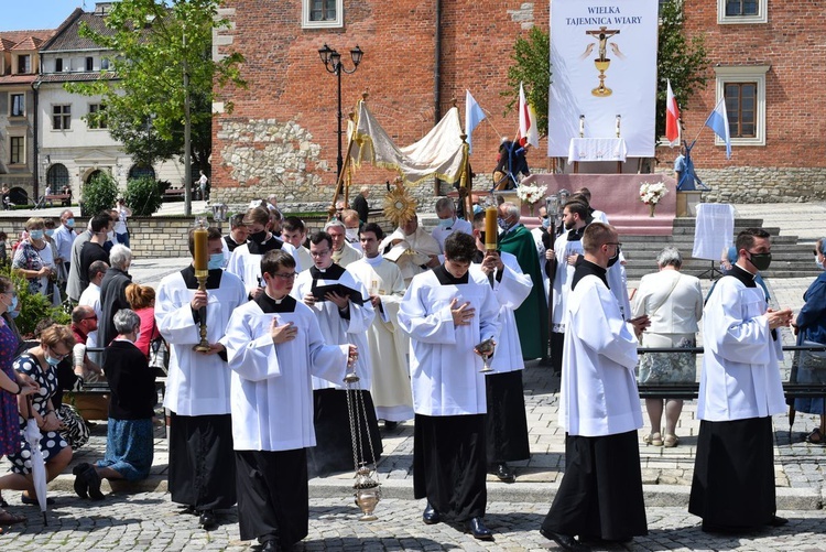 Sandomierz. Procesja Bożego Ciała