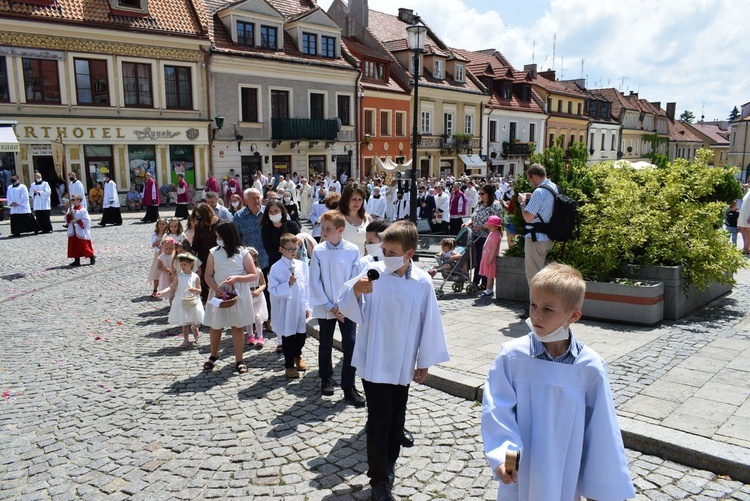 Sandomierz. Procesja Bożego Ciała