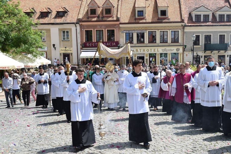Sandomierz. Procesja Bożego Ciała