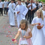 Tarnobrzeg. Procesja w parafii Matki Bożej Częstochowskiej