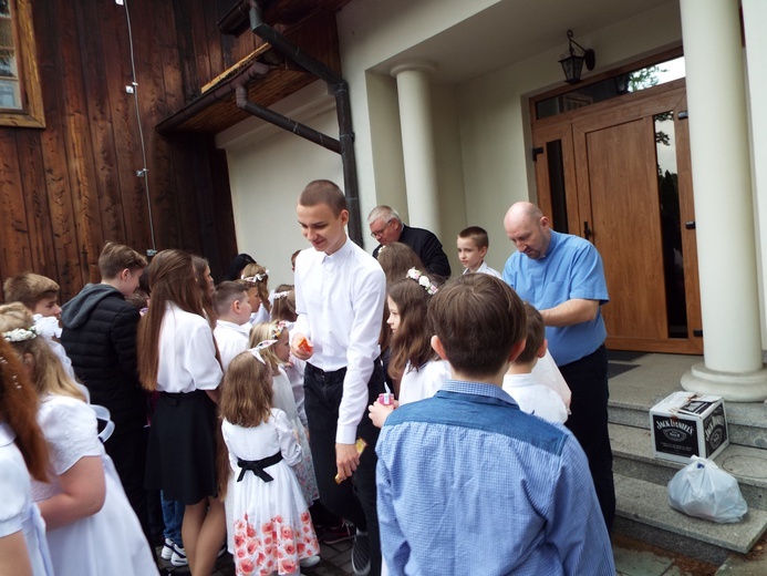 Uroczystość Bożego Ciała w Puszczy Mariańskiej