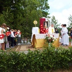 Uroczystość Bożego Ciała w Puszczy Mariańskiej