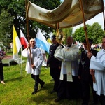 Uroczystość Bożego Ciała w Puszczy Mariańskiej