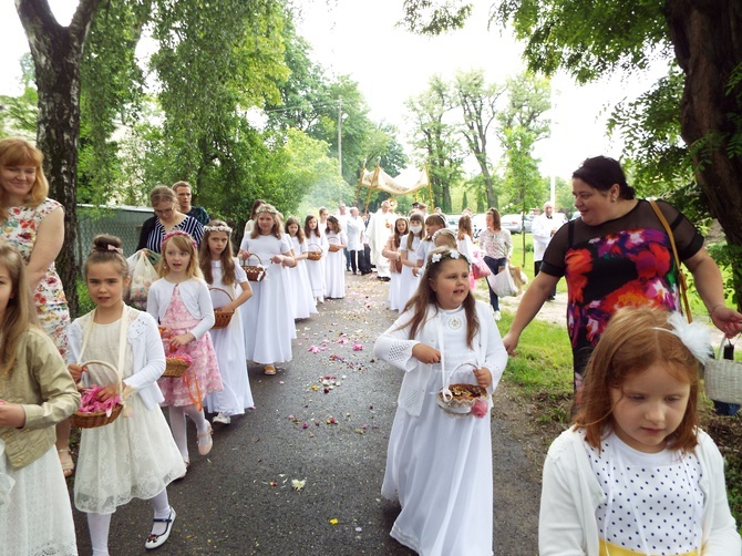 Uroczystość Bożego Ciała w Puszczy Mariańskiej