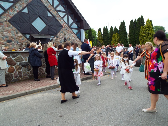 Uroczystość Bożego Ciała w Puszczy Mariańskiej