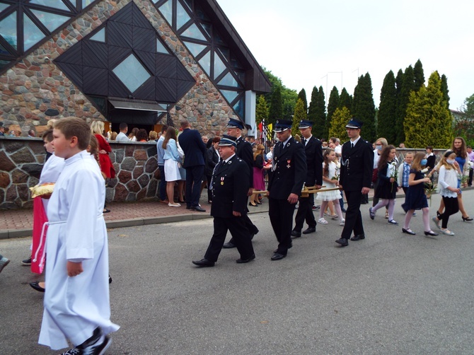 Uroczystość Bożego Ciała w Puszczy Mariańskiej