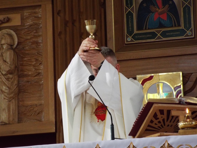 Uroczystość Bożego Ciała w Puszczy Mariańskiej